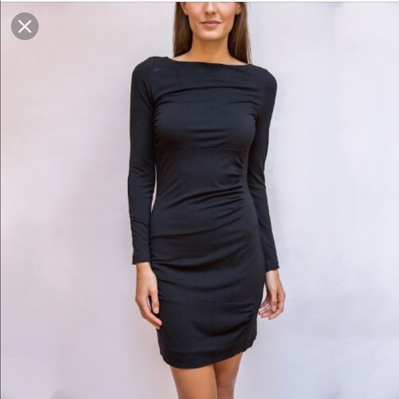 dvf long sleeve dress